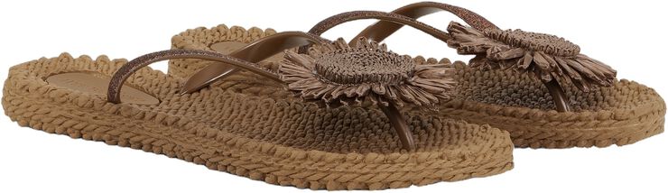 Flip Flops with Flower