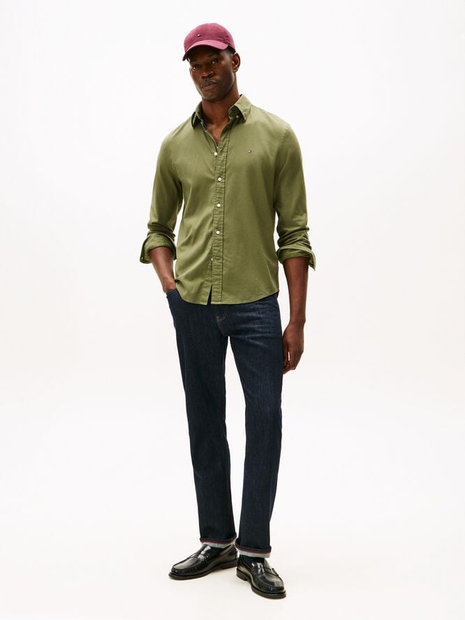 FLEX FLANNEL SOLID RF SHIRT