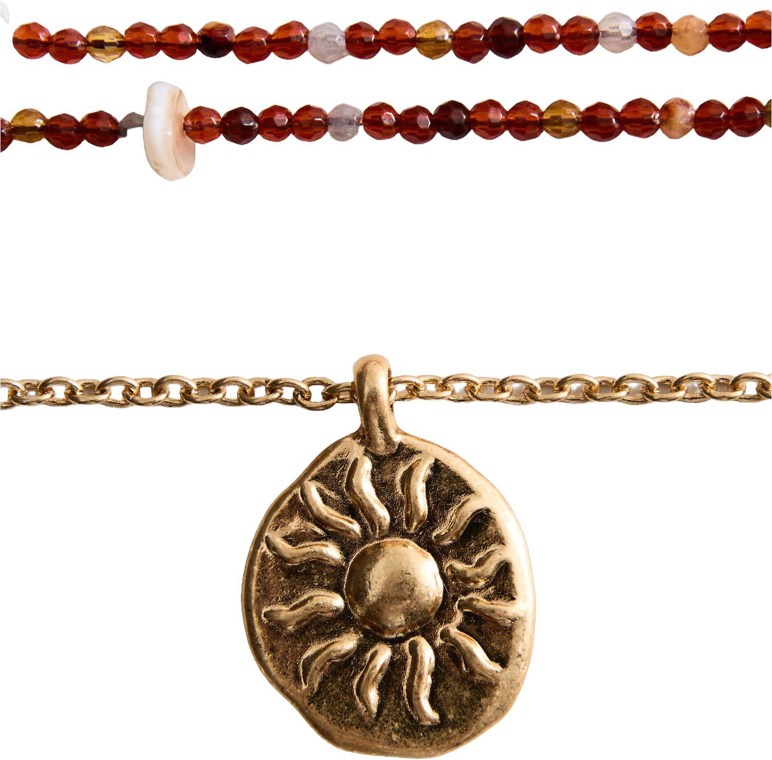 Set 2 combined necklaces