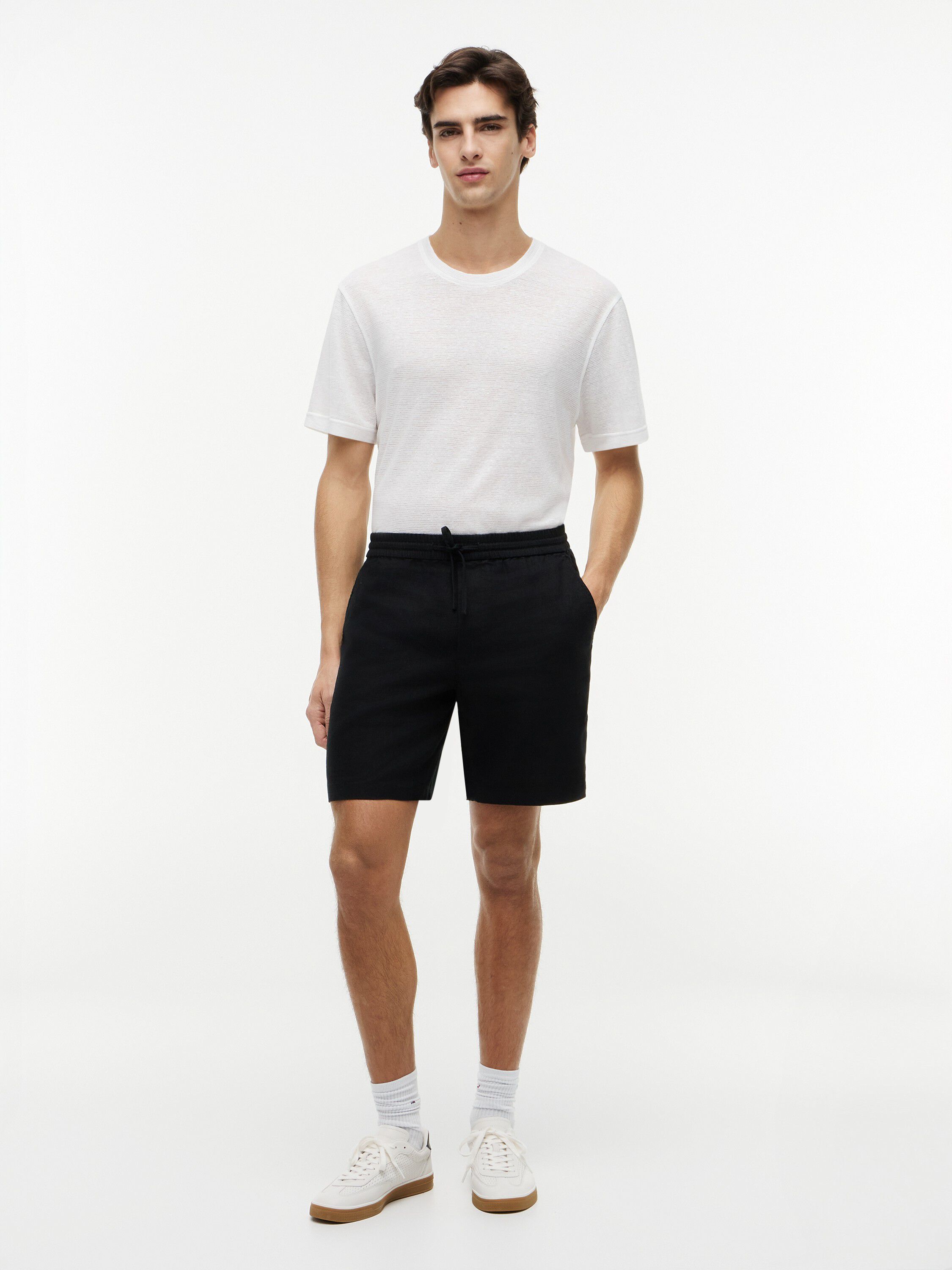 Dover Linen Blend 8" Inseam Chino Shorts