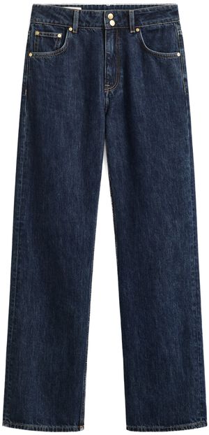 RELAXED DOUBLE BUTTON JEANS