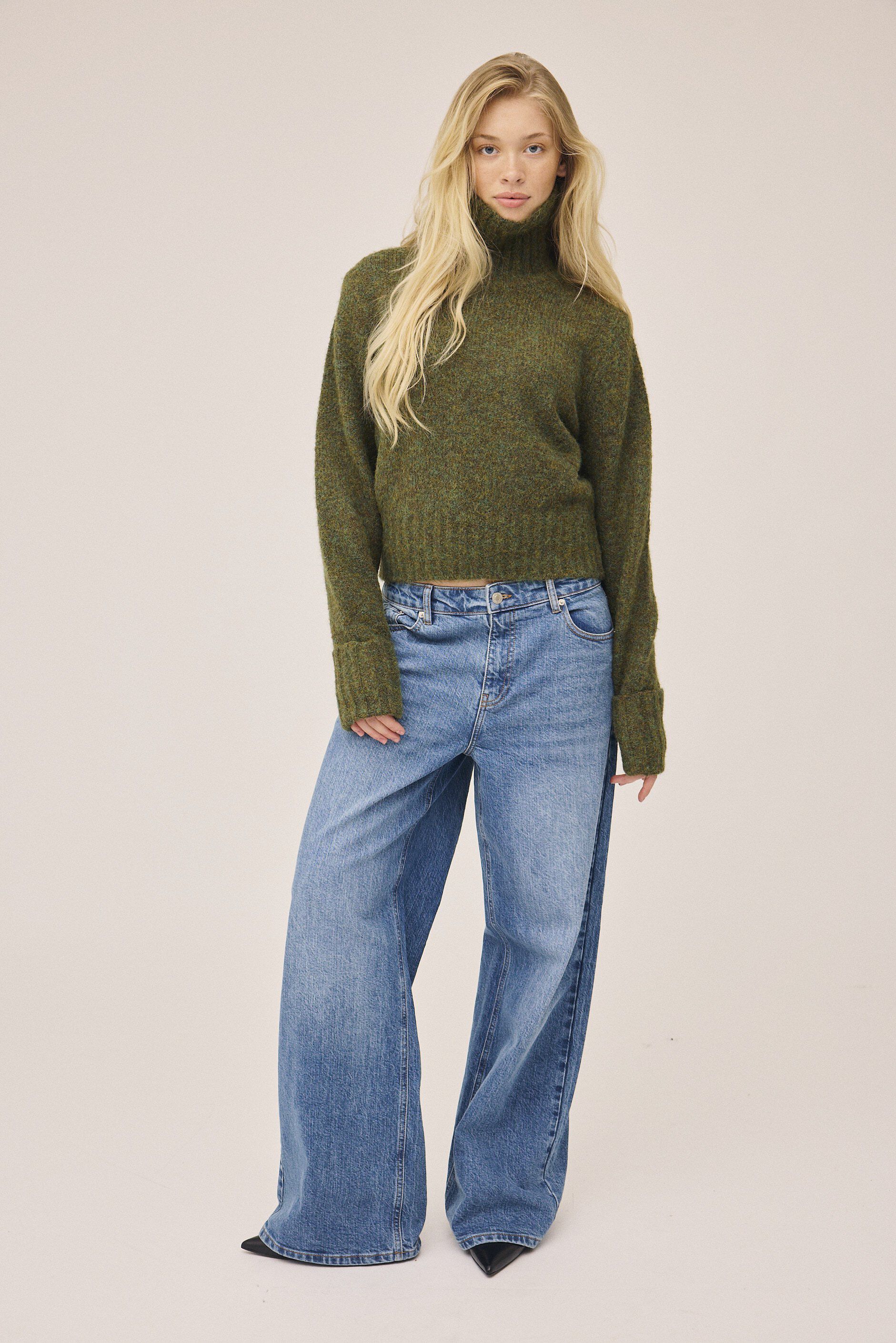 Iselin 1 Highneck sweater - GRS