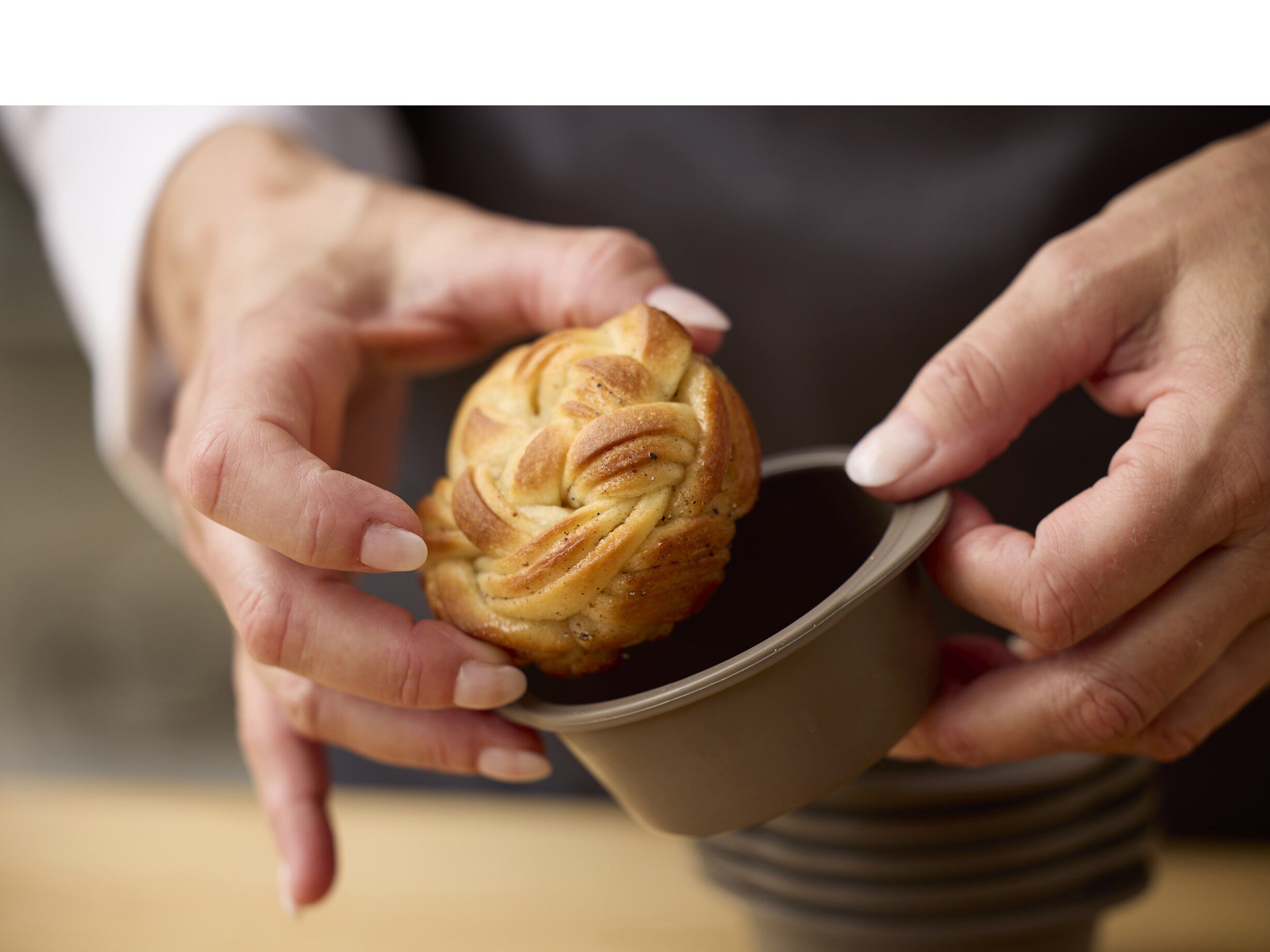 Muffins-/snurrform 6 st Latte Silikon