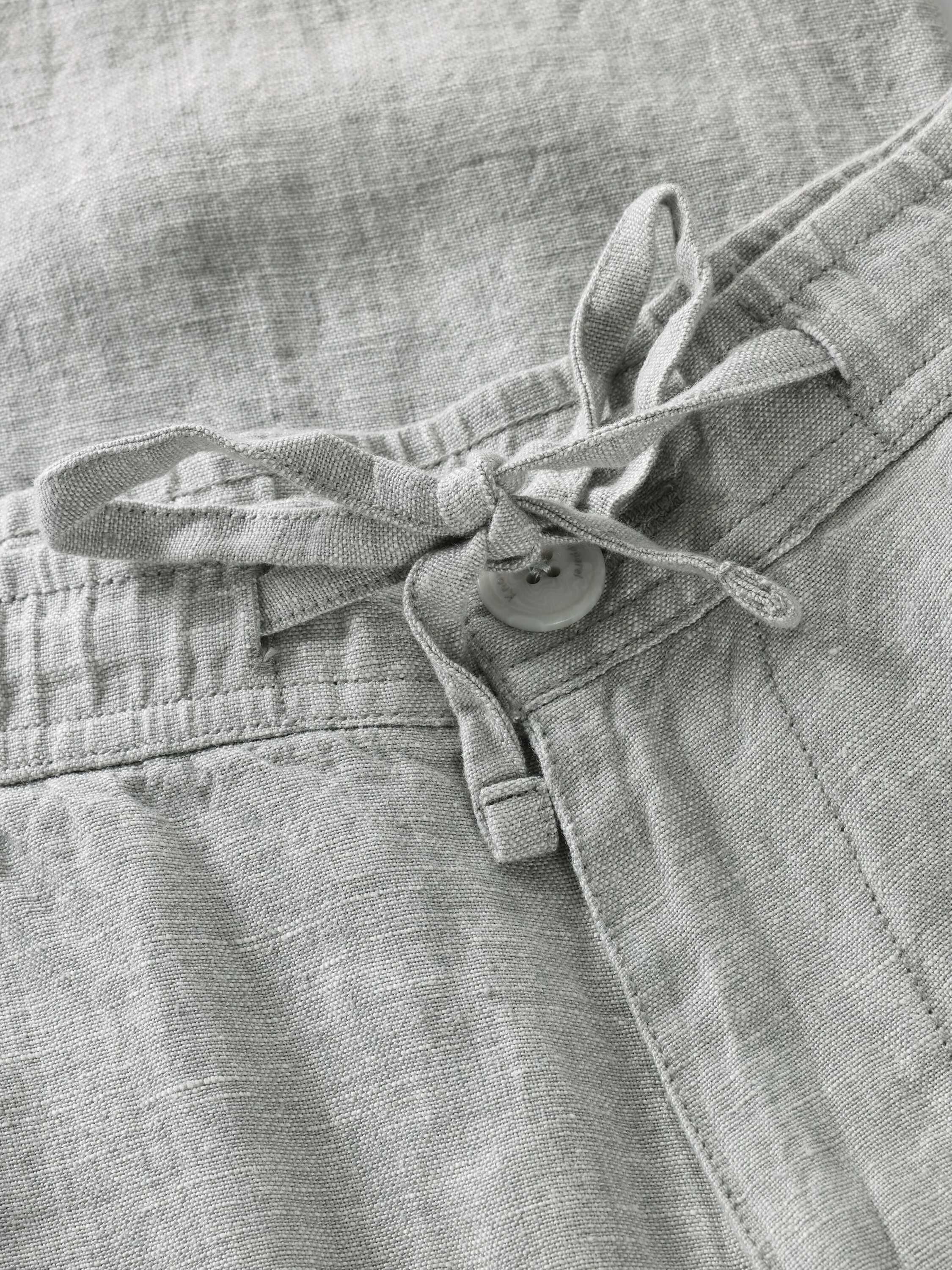 Fig loose linen pants