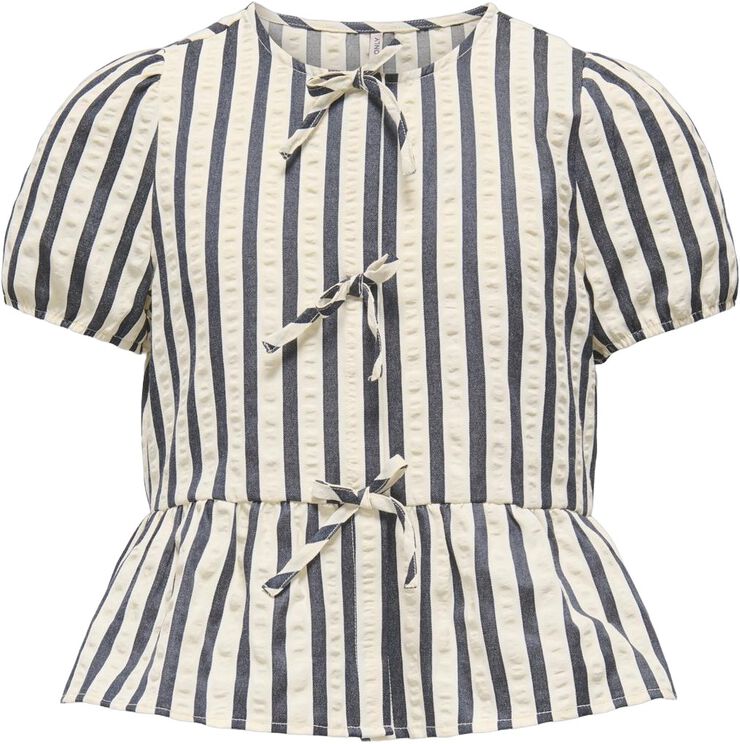 KOGMILANI SS BOW SHIRT WVN