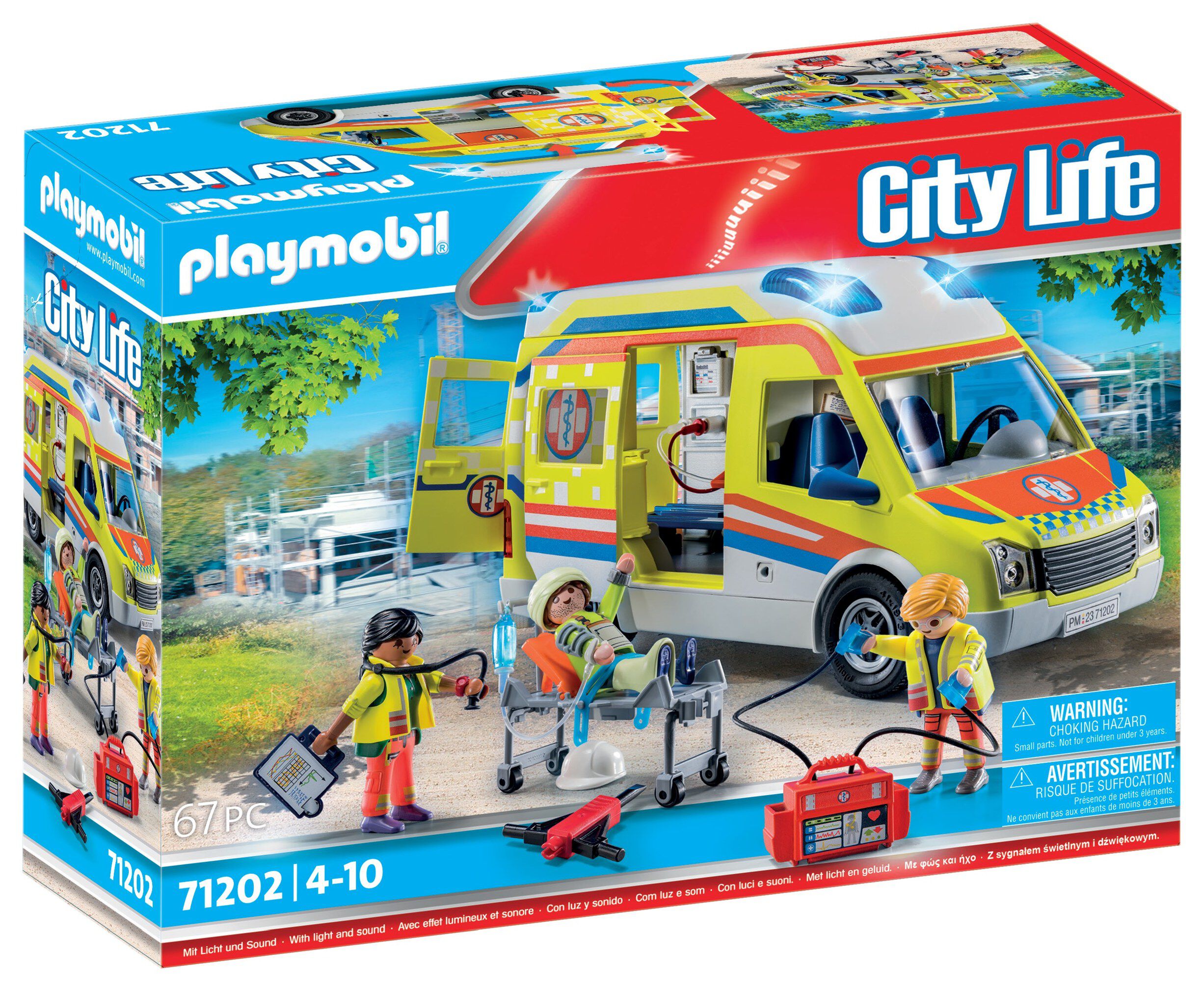 Playmobil Ambulance with light and sound