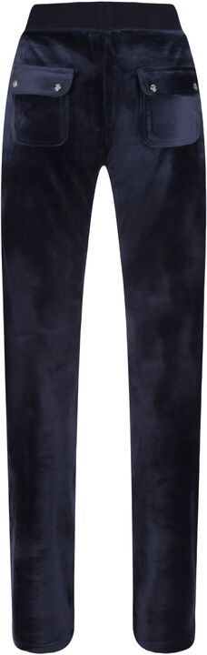 Del Ray Classic Velour Pant Pocket Design