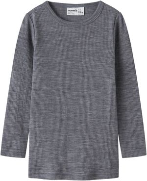 NMNWAX WOOL RIB LS TOP NOOS