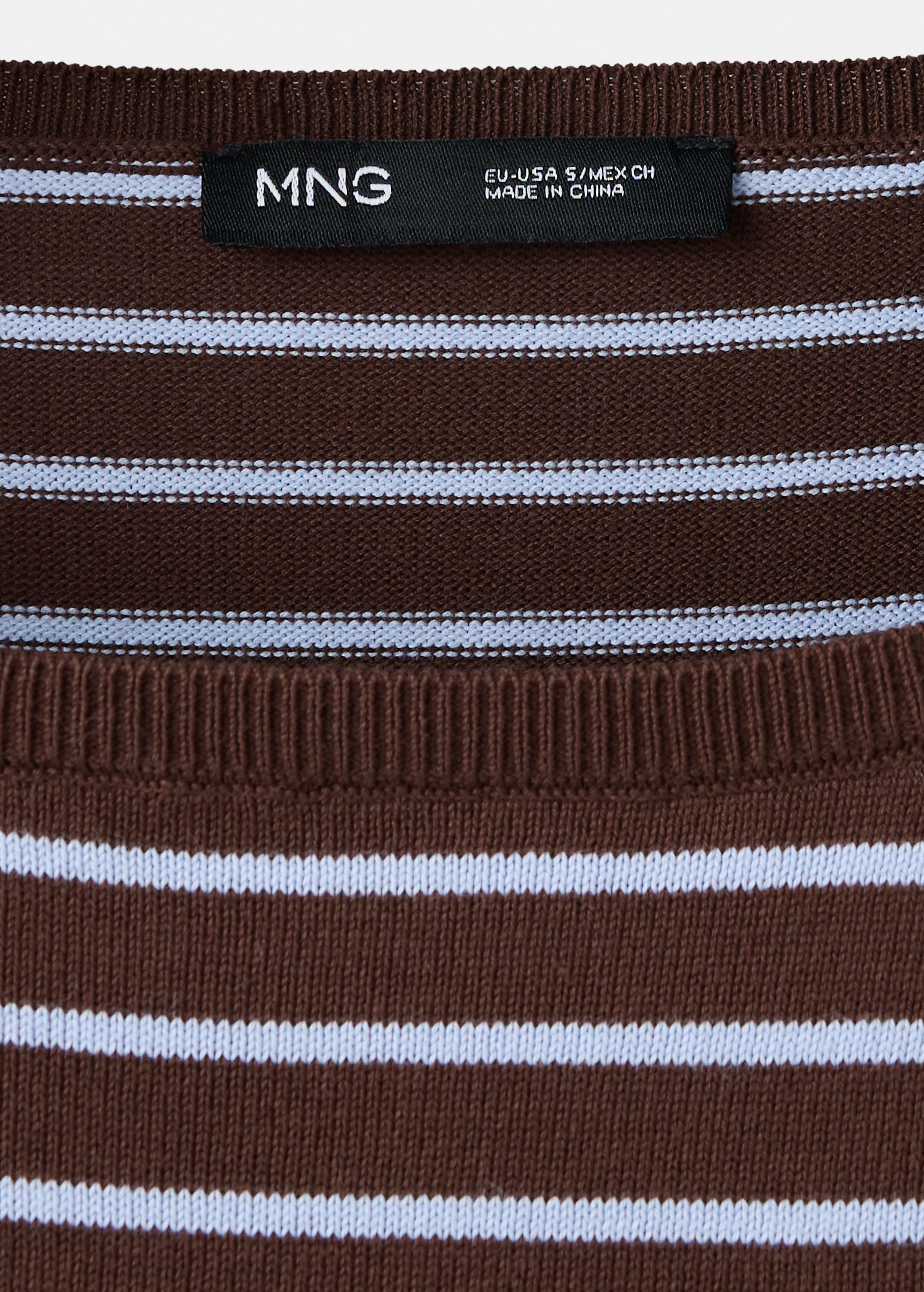 Knit striped sweater