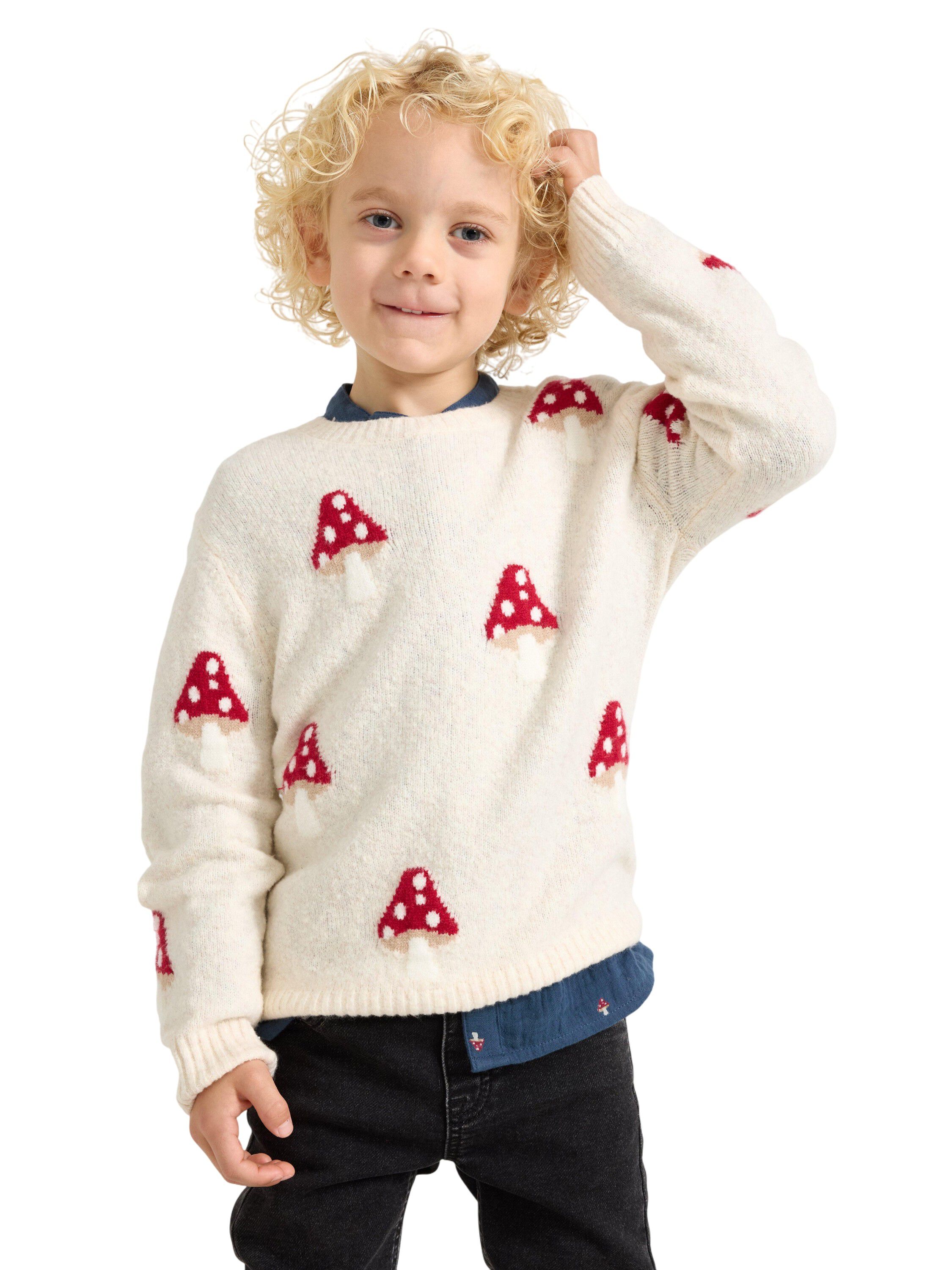 Soft, knitted jumper with long slee