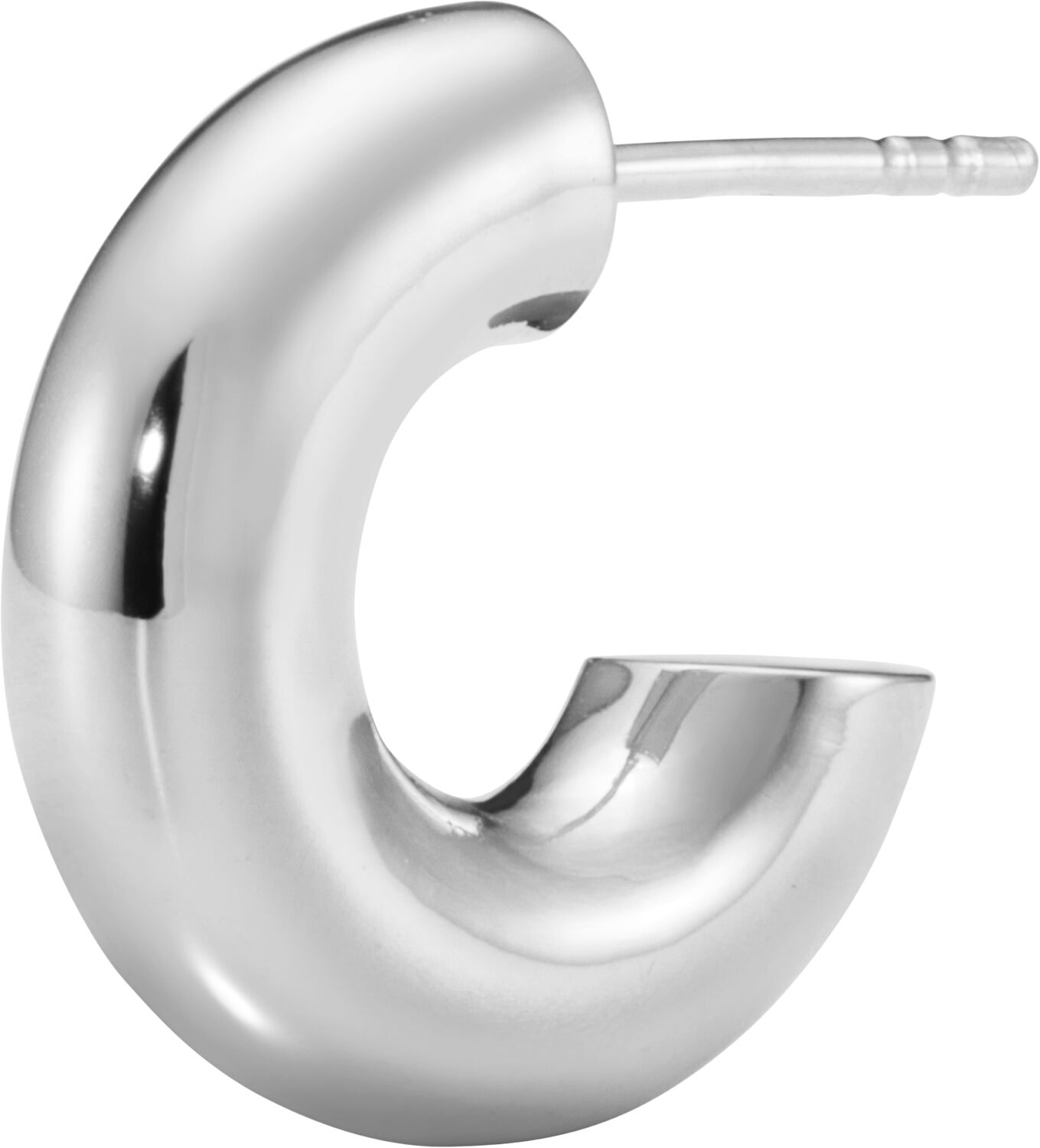 Tempelhofer Hoop Silver