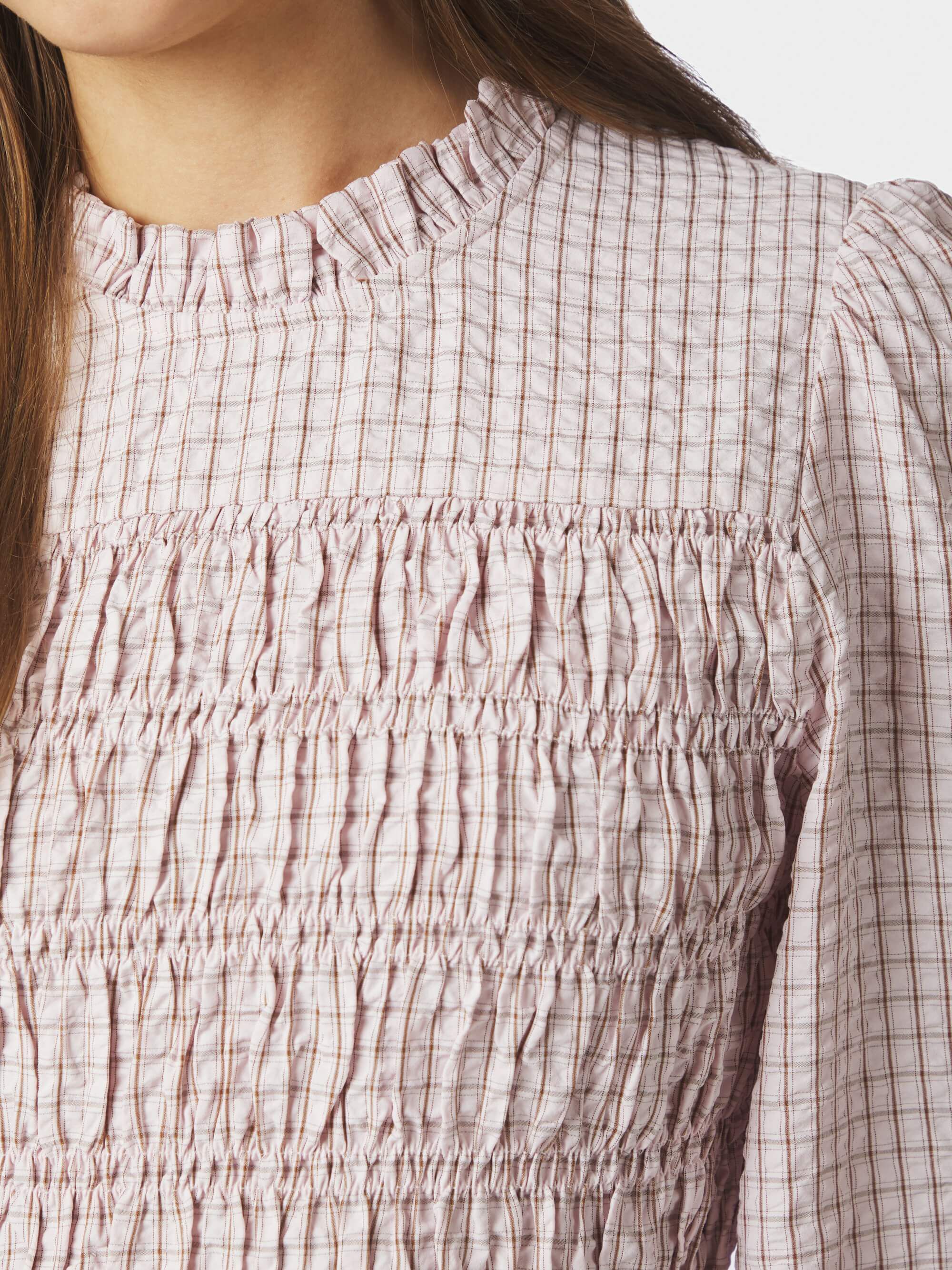 Possa Mini Check Blouse