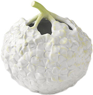 Art Of Giving Flowers Vas hortensia vit med grön stjälk 10 cm