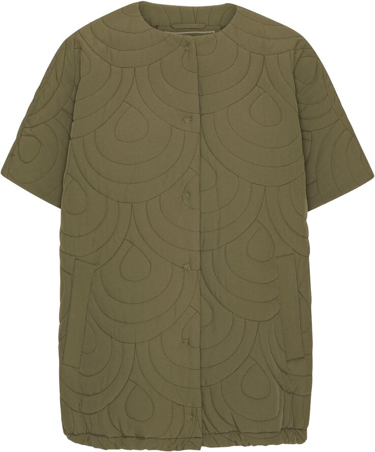 Short Quilted Cape