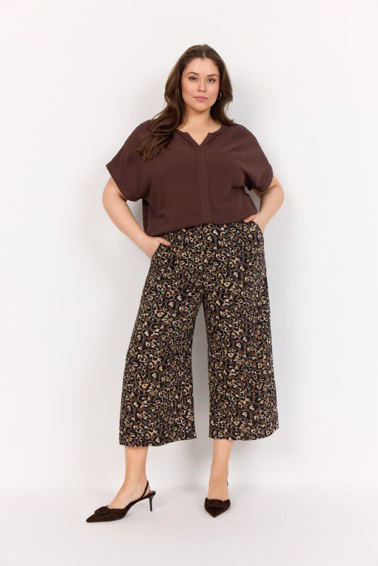 Curvy WA-MELINA 4 Bukser M&oslash;rk brun