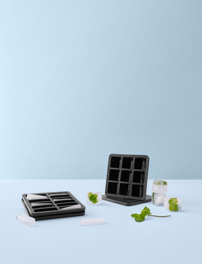 FREEZE-IT Iskubsform med lock H 5 cm black