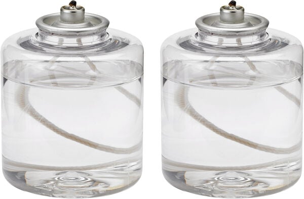 vegetabilisk ljus 2 Stk clear