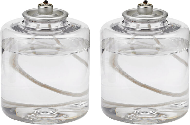 vegetabilisk ljus 2 Stk clear