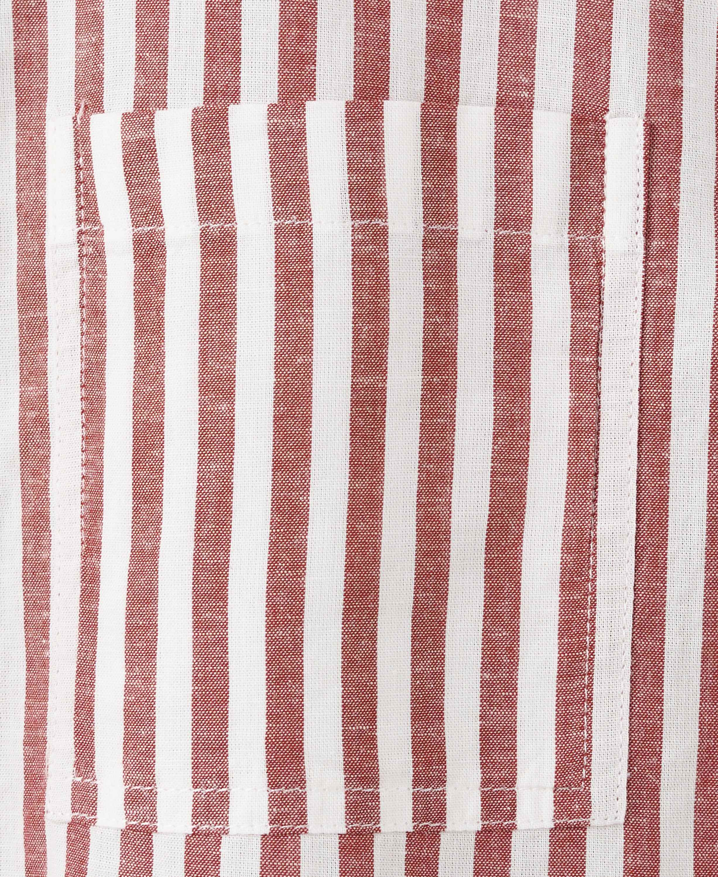 Striped cotton linen shirt