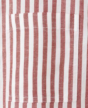 Striped cotton linen shirt