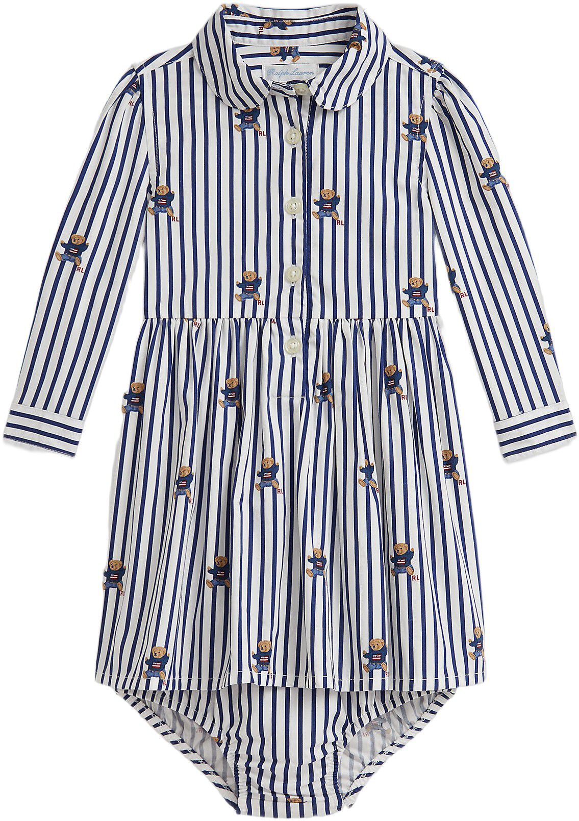 Polo Bear Cotton Oxford Shirtdress