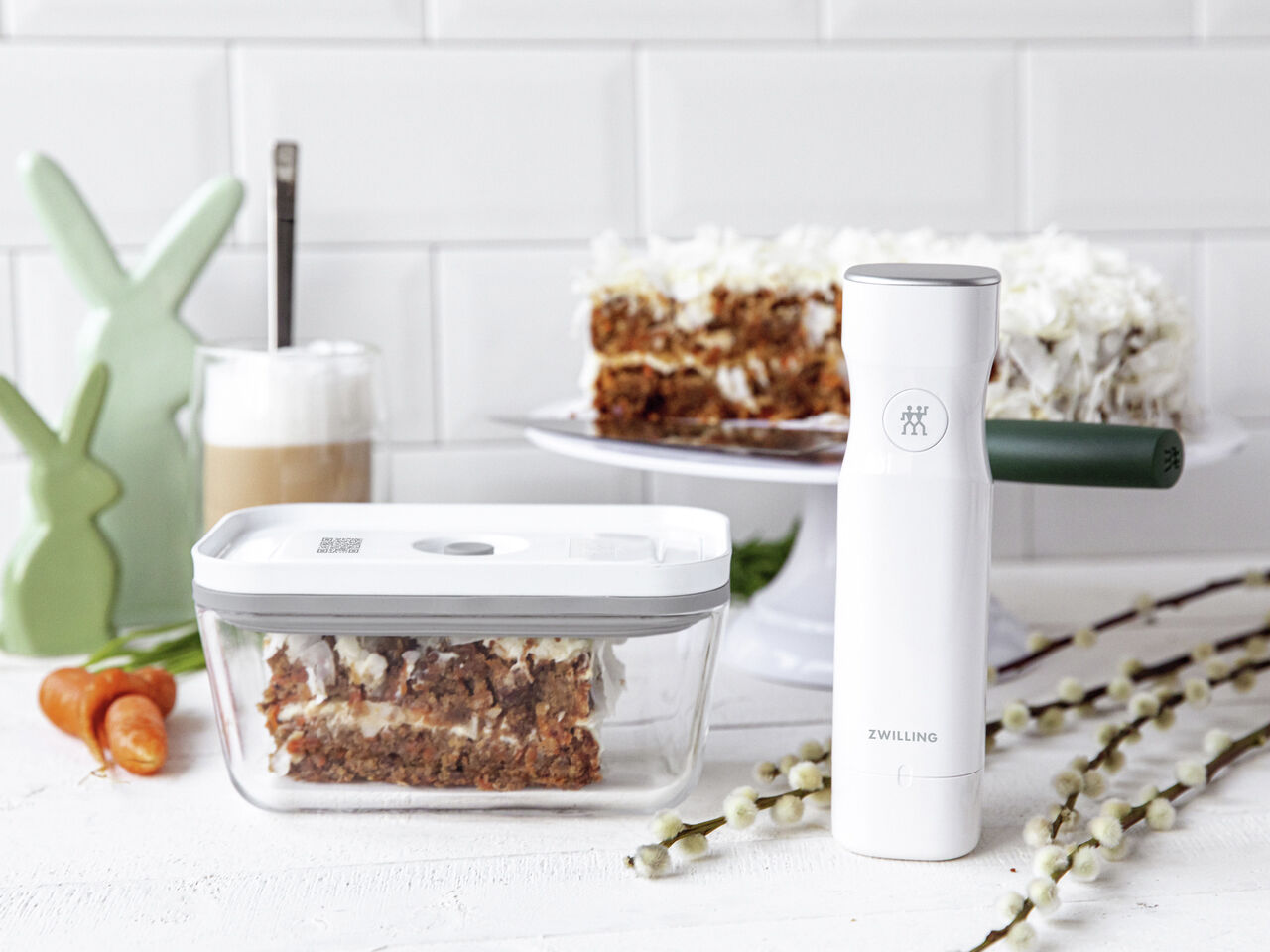 Fresh & Save Vakuum box M Graa Glas