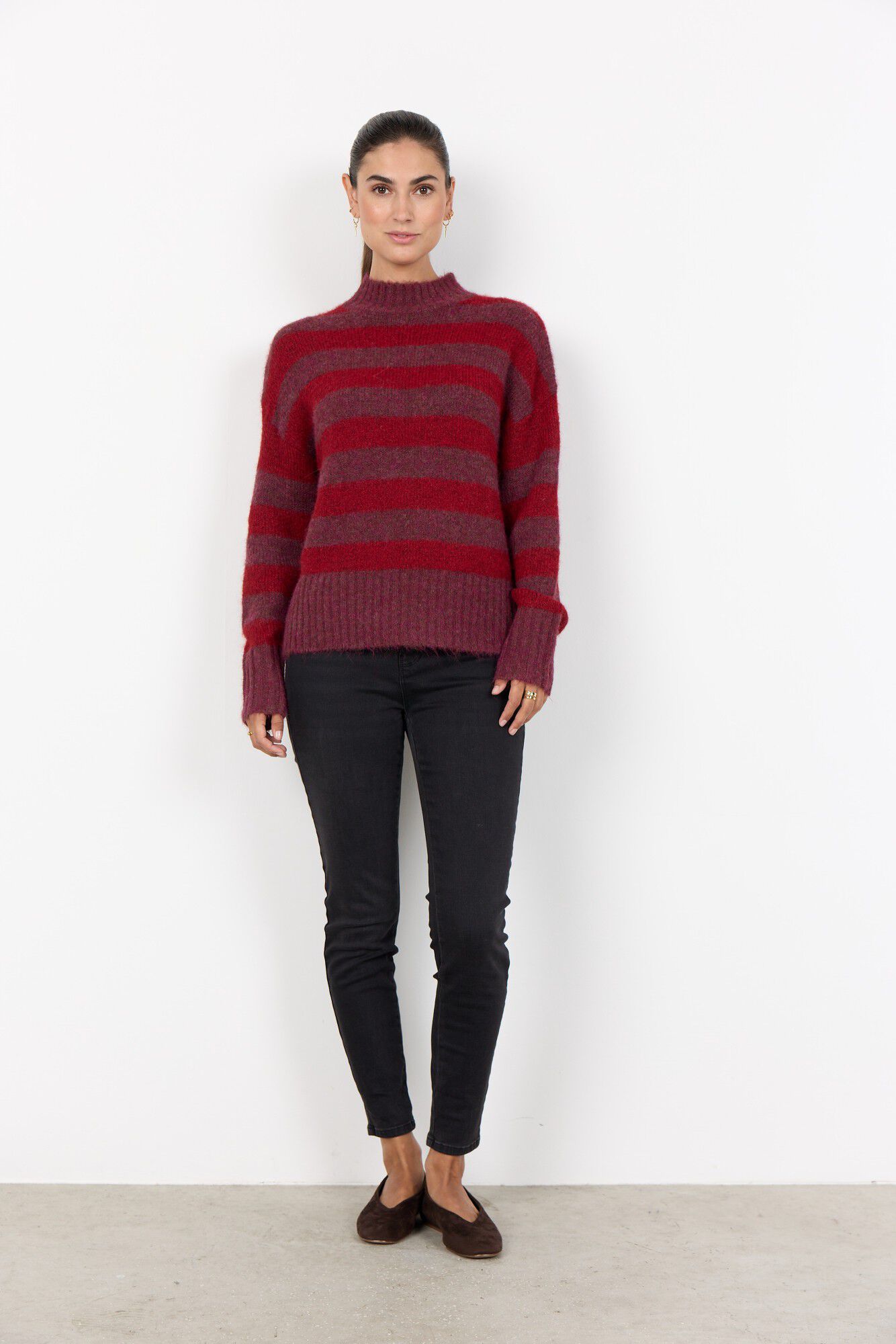 SC-ILENE 4 Pullover Bordeaux