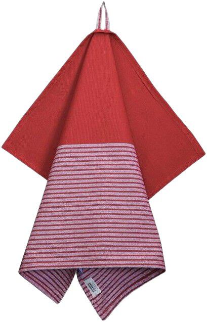 Tea Towels 50x70 cm MIX Stripe dark red
