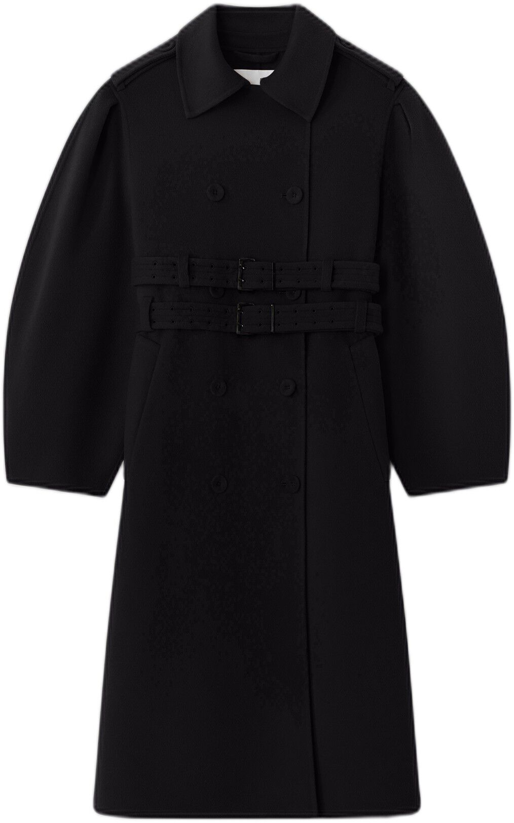 Splittable Wool Trench Coat