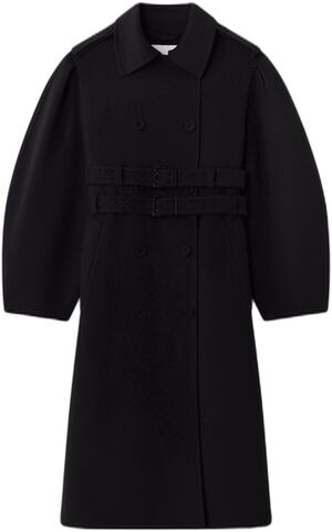 Splittable Wool Trench Coat