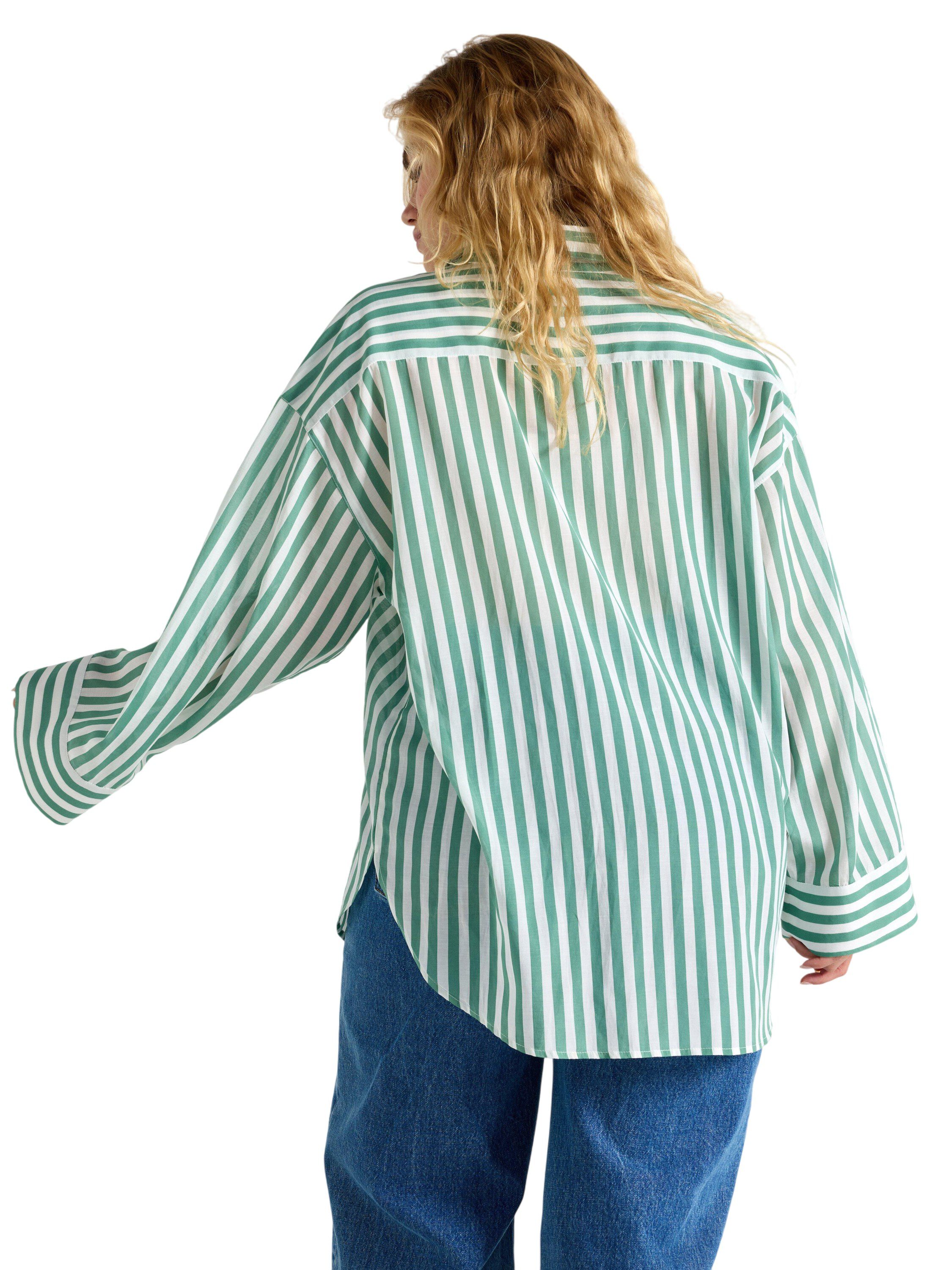 V&aelig;vet skjorte i viskoseblanding med