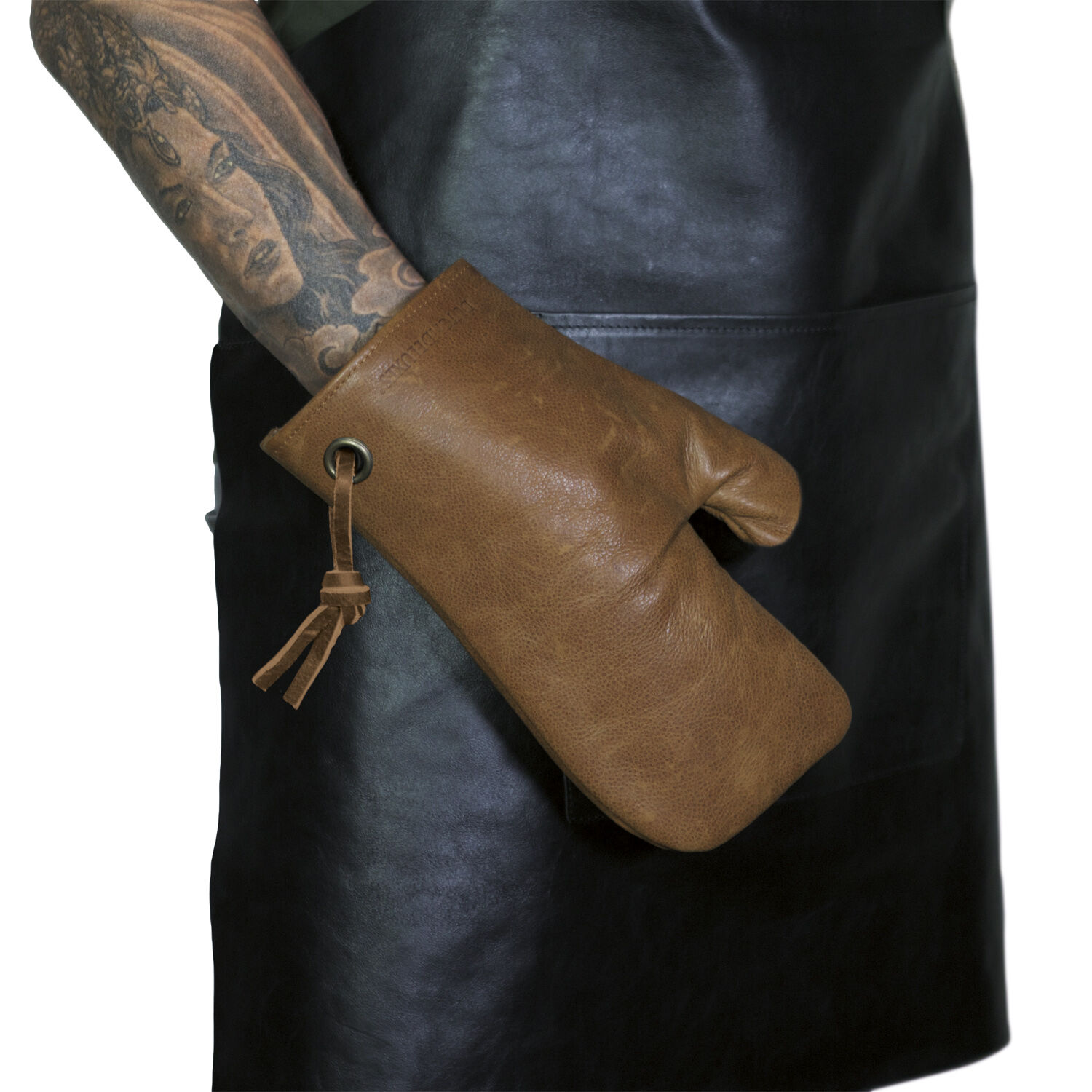 Oven Glove Vintage Camel