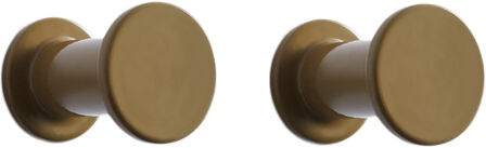 Bolt Hook-Set of 2-Light brown