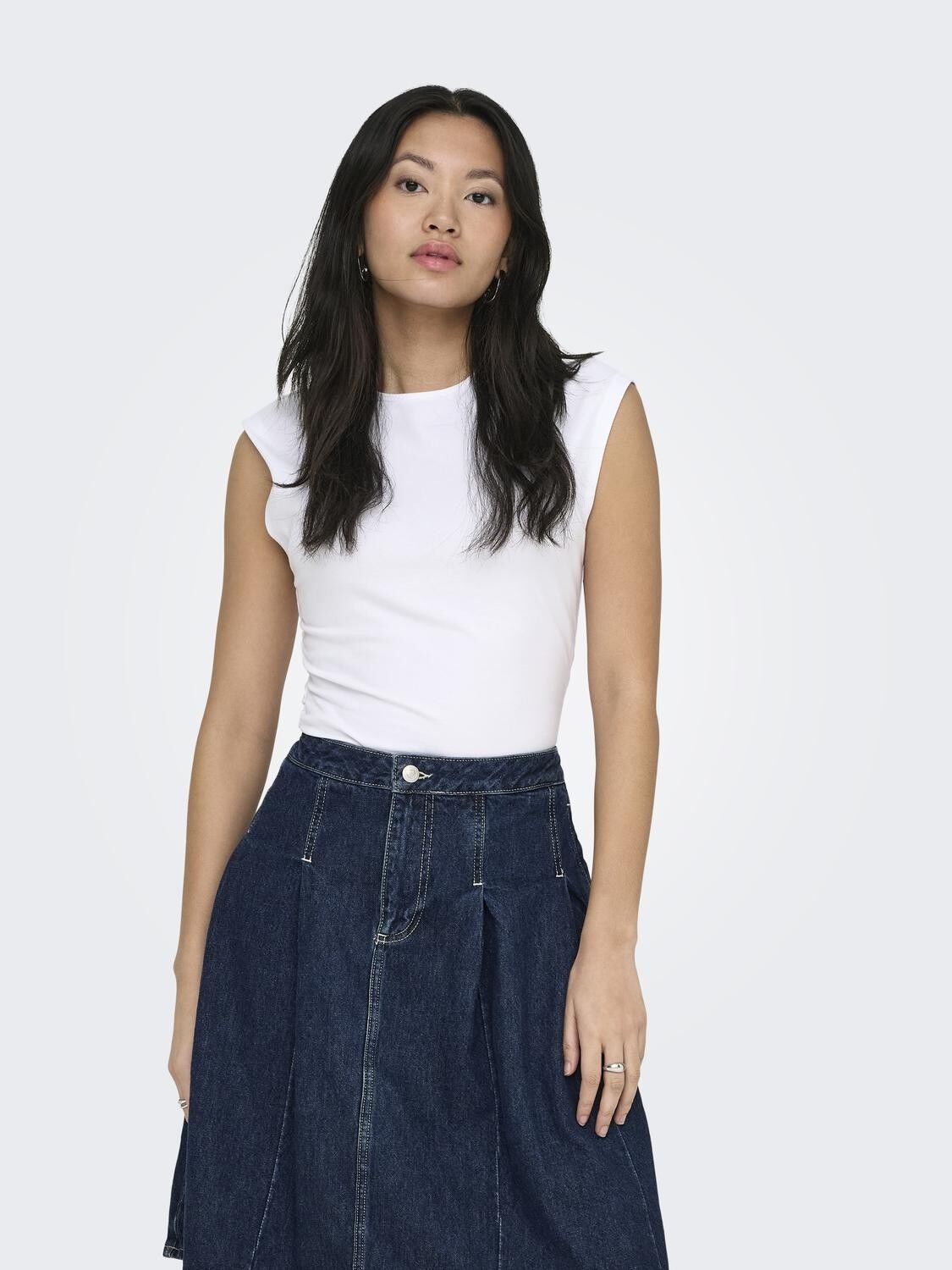 Onlmira Capsl Ruching Top Jrs Noos