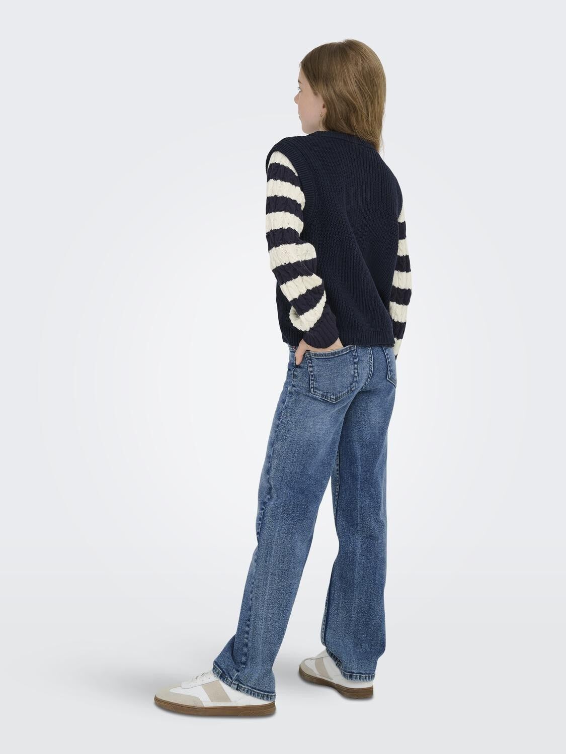 KOGJANNY LIFE S/L BUTTON VEST KNT