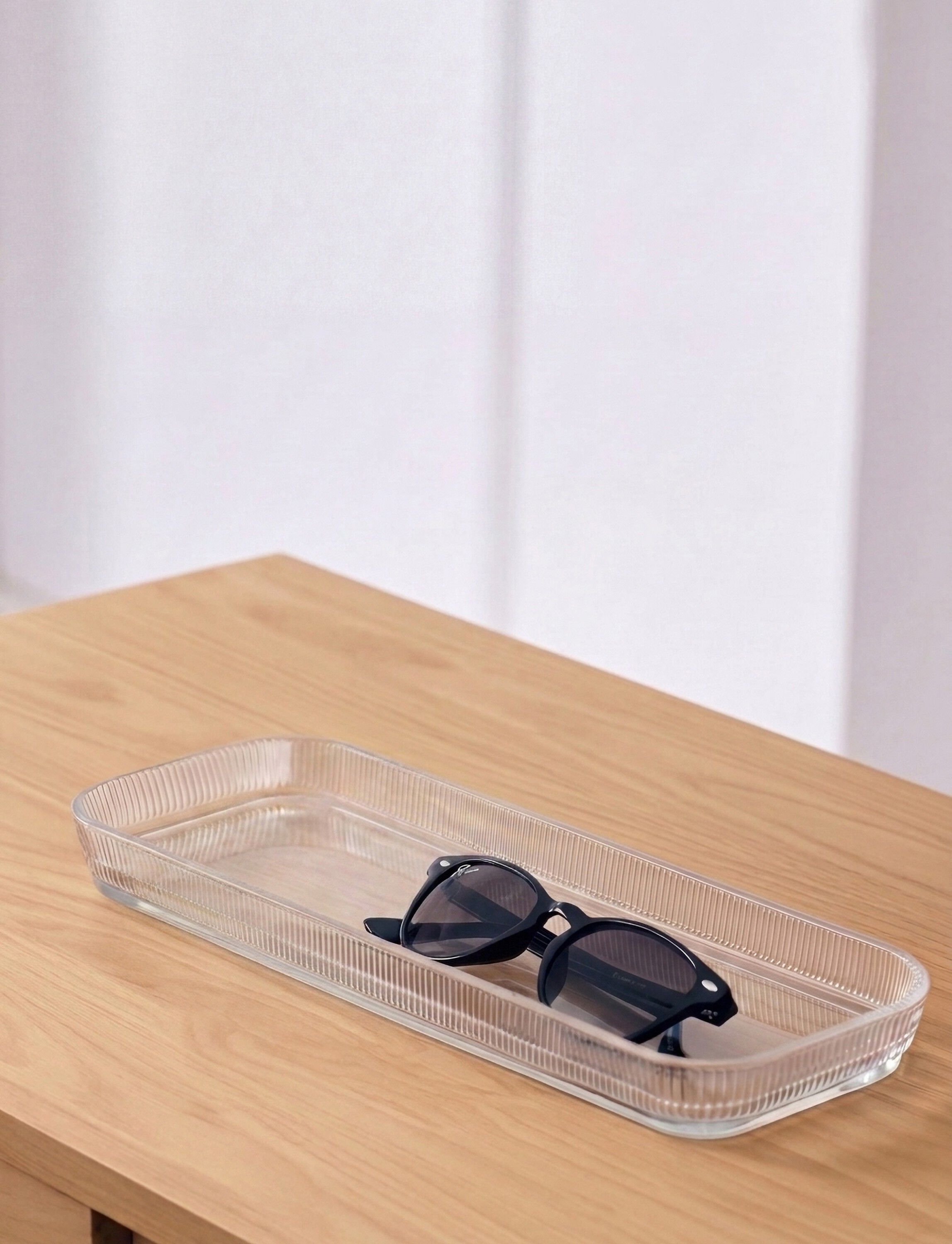 Pilastro serveringsfat L 36 cm clear