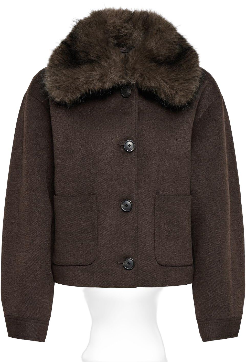 ONLELINOR FAUX FUR COLLAR JACKET OT