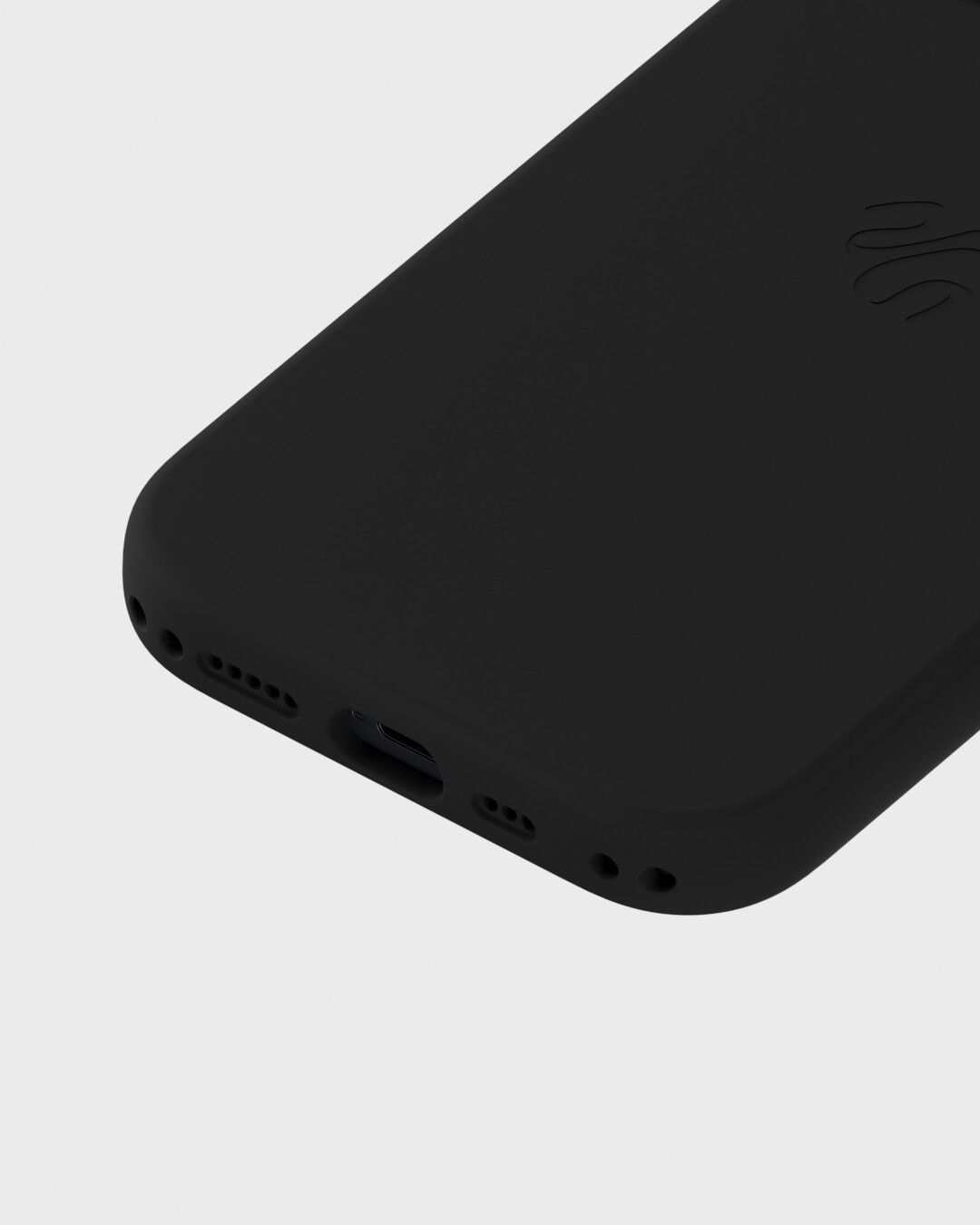Silicone Case MagSafe Compatible iPhone 15/14 Black