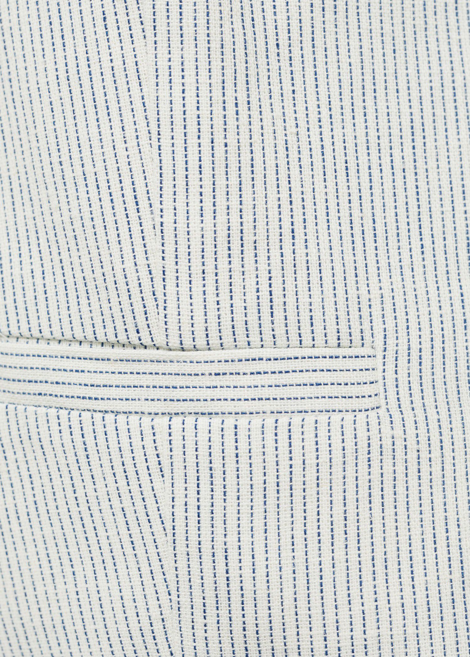 Linen-blend suit waistcoat