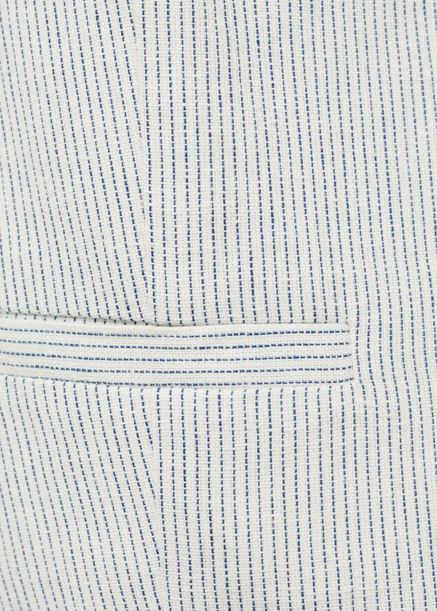 Linen-blend suit waistcoat