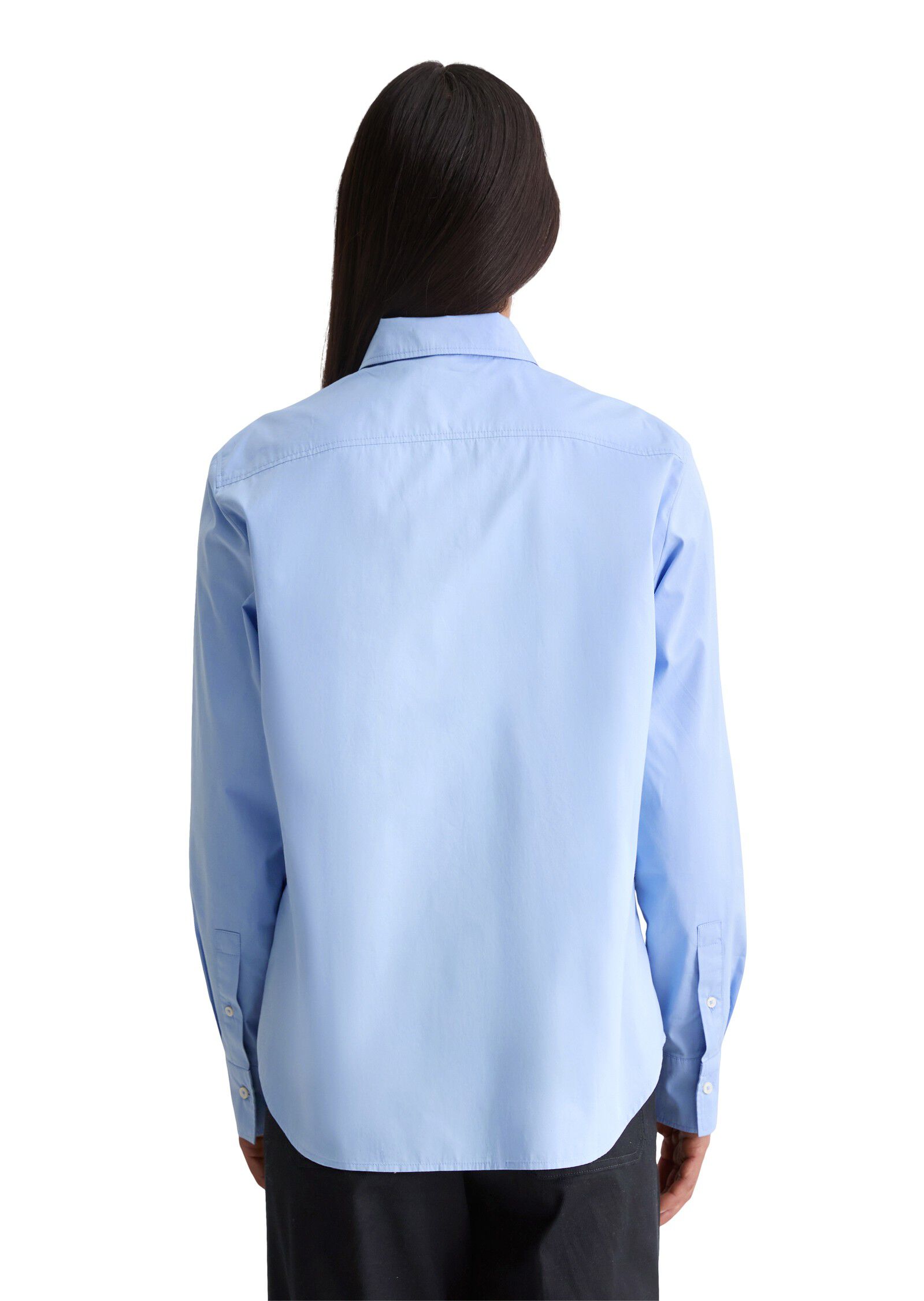 Blouse, fitted shape, kent collar,