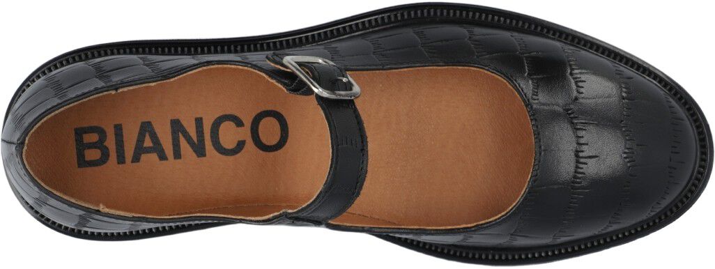 BIAADDA Mary Jane Croco Embossed Leather