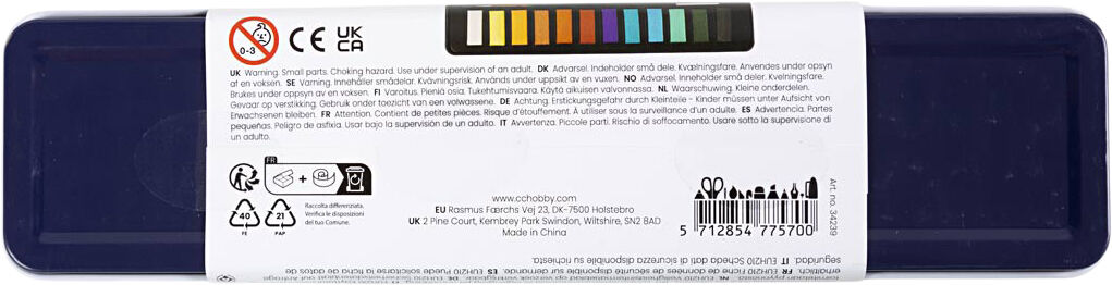 Akvarels&aelig;t, metallicfarver