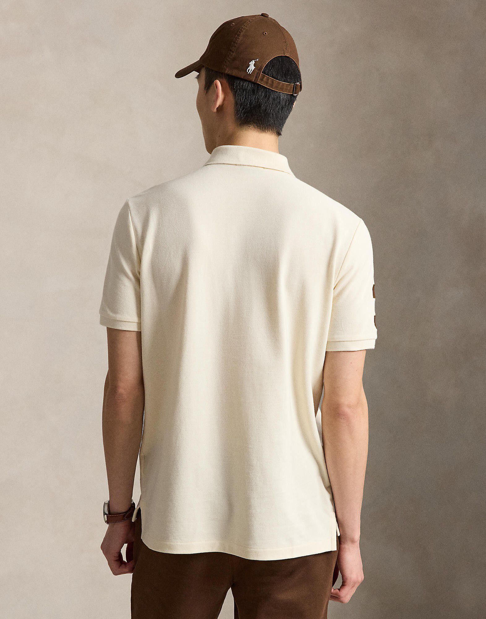 Classic Fit Big Pony Mesh Polo Shirt
