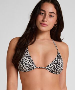 Triangle Bikini Top Leopard