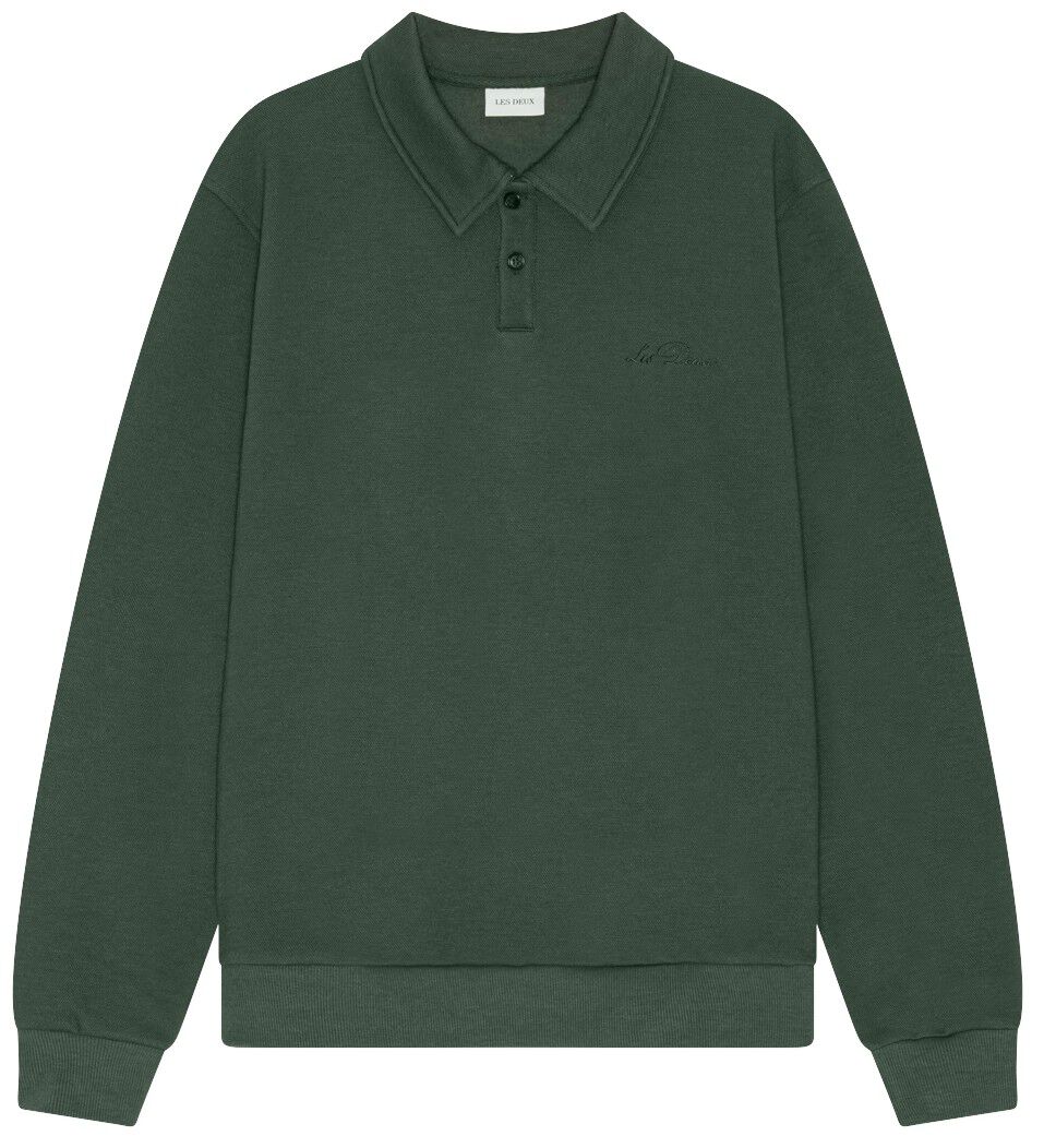 Piqu&eacute; Polo Sweatshirt
