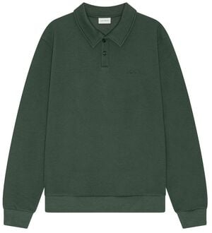 Piqu&eacute; Polo Sweatshirt