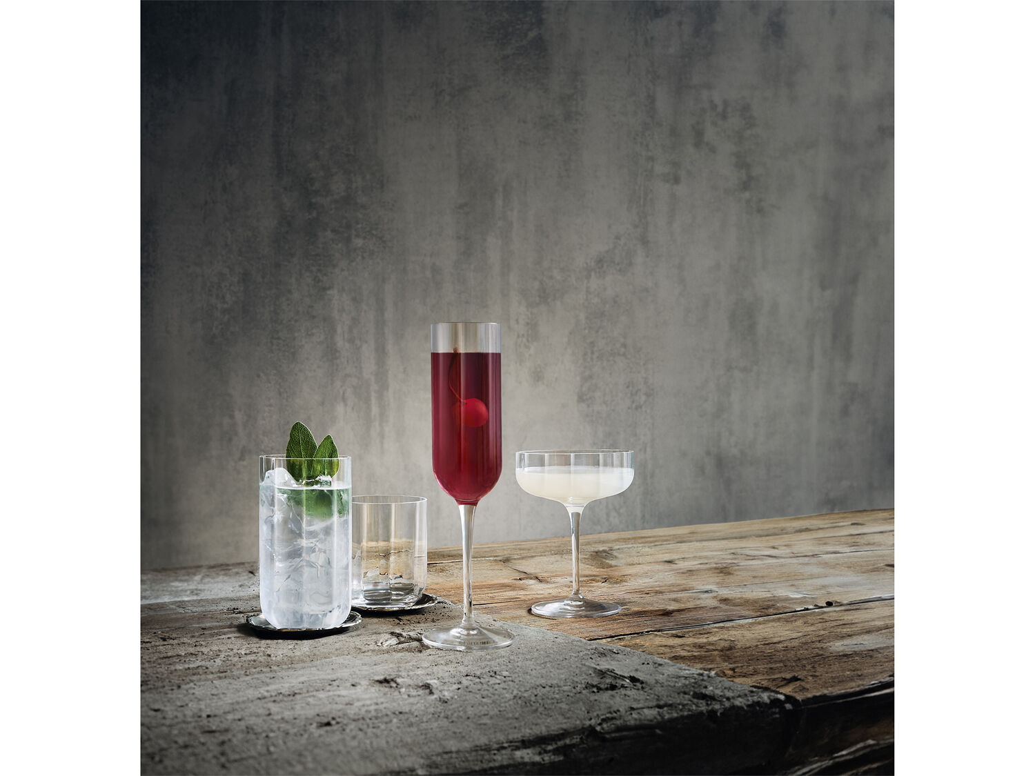 &Ouml;lglas/longdrinkglas Jazz 45 cl 4 st