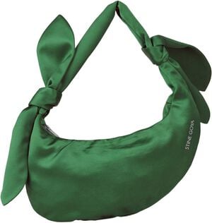 2314 Knotted Satchel, Satin Knotted Satchel