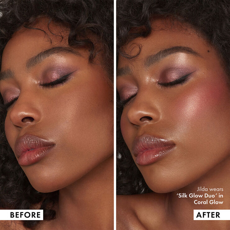 ICONIC London Silk Glow Duo, Coral Glow